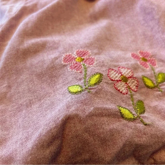 Dolci Momenti Gingham and Floral Top Size 2T - Picture 4 of 5